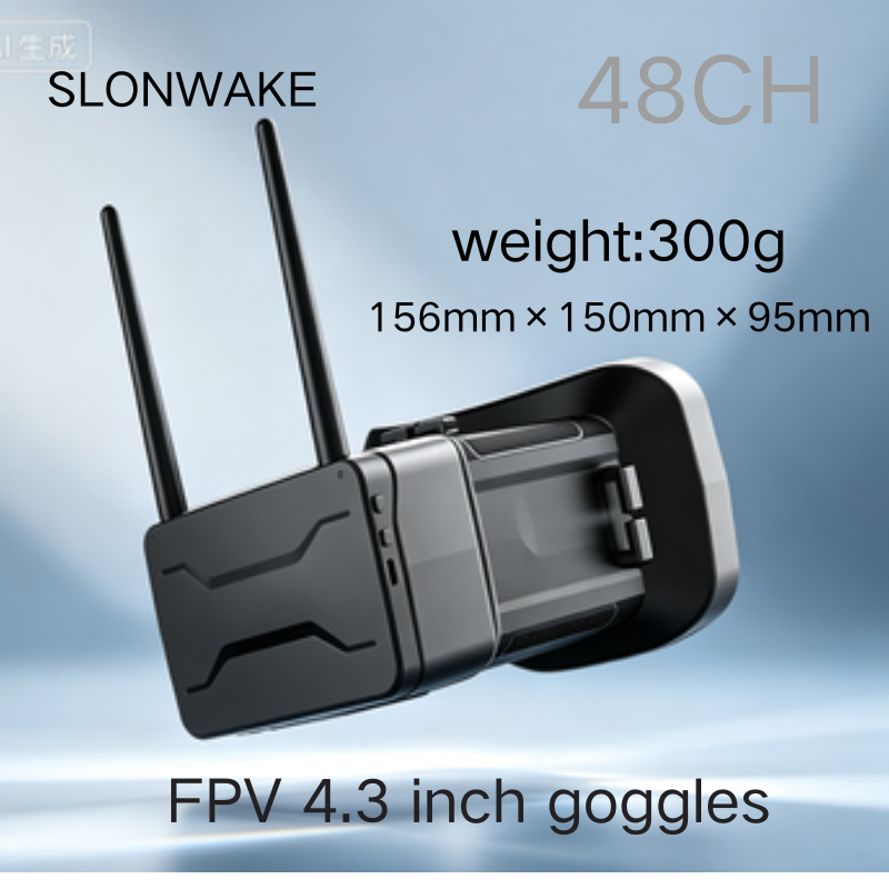 Occhiali FPV 5.8G 4.3 Pollici  - Drone Racing Receiver recensione e prezzo